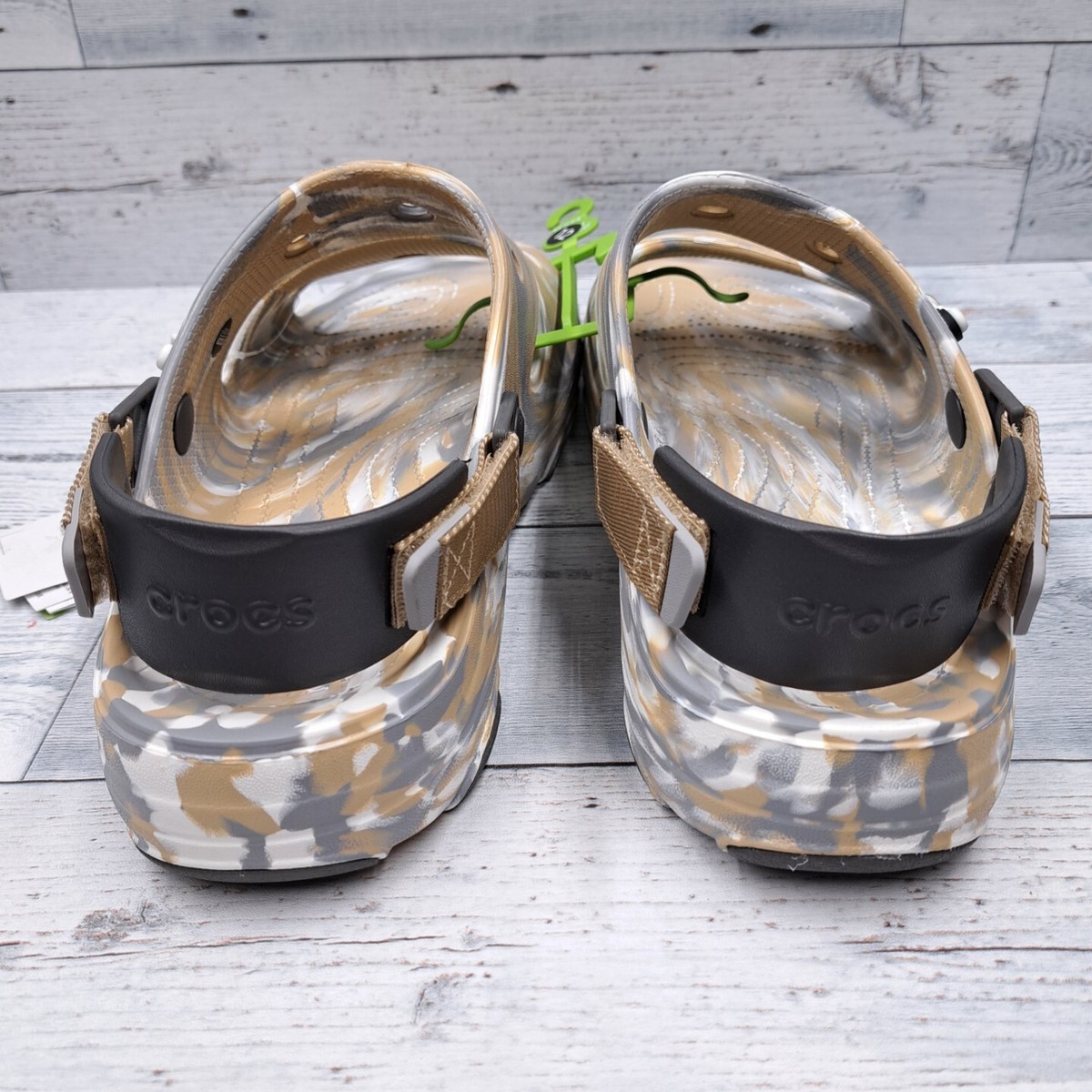 Crocs Classic All Terrain Marbled Sandal in Chai/Multi Crocs Classic All Terrain Marbled Sandals Mens 12 Chai Multi  main image 4