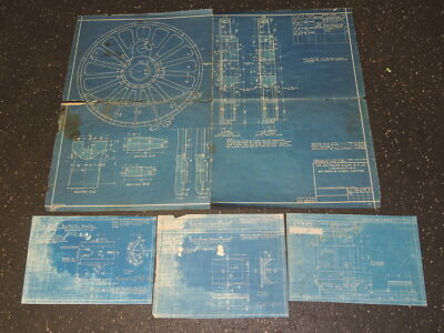 Lot B&O Baltimore Ohio Railroad Original Blueprints 1905 68