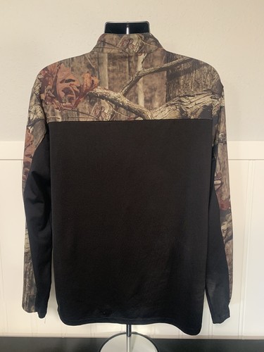 MOSSY OAK - Breakup Infinity Long Sleeve pull over shirt w/zip collar Camo print - Picture 2 of 2