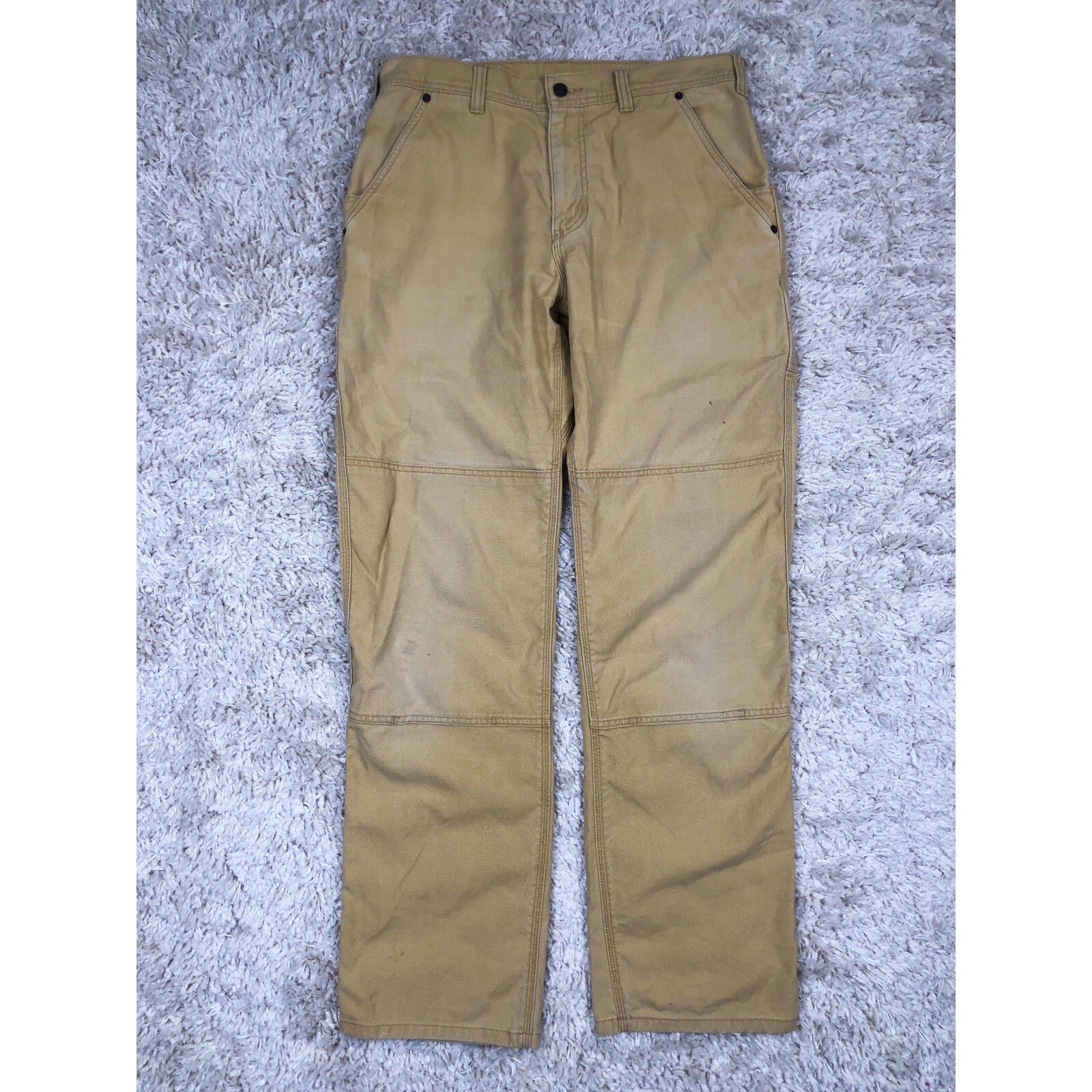 Pantalones de lona Patagonia de colección para hombre 34 (34x33.5) caqui escalada senderismo