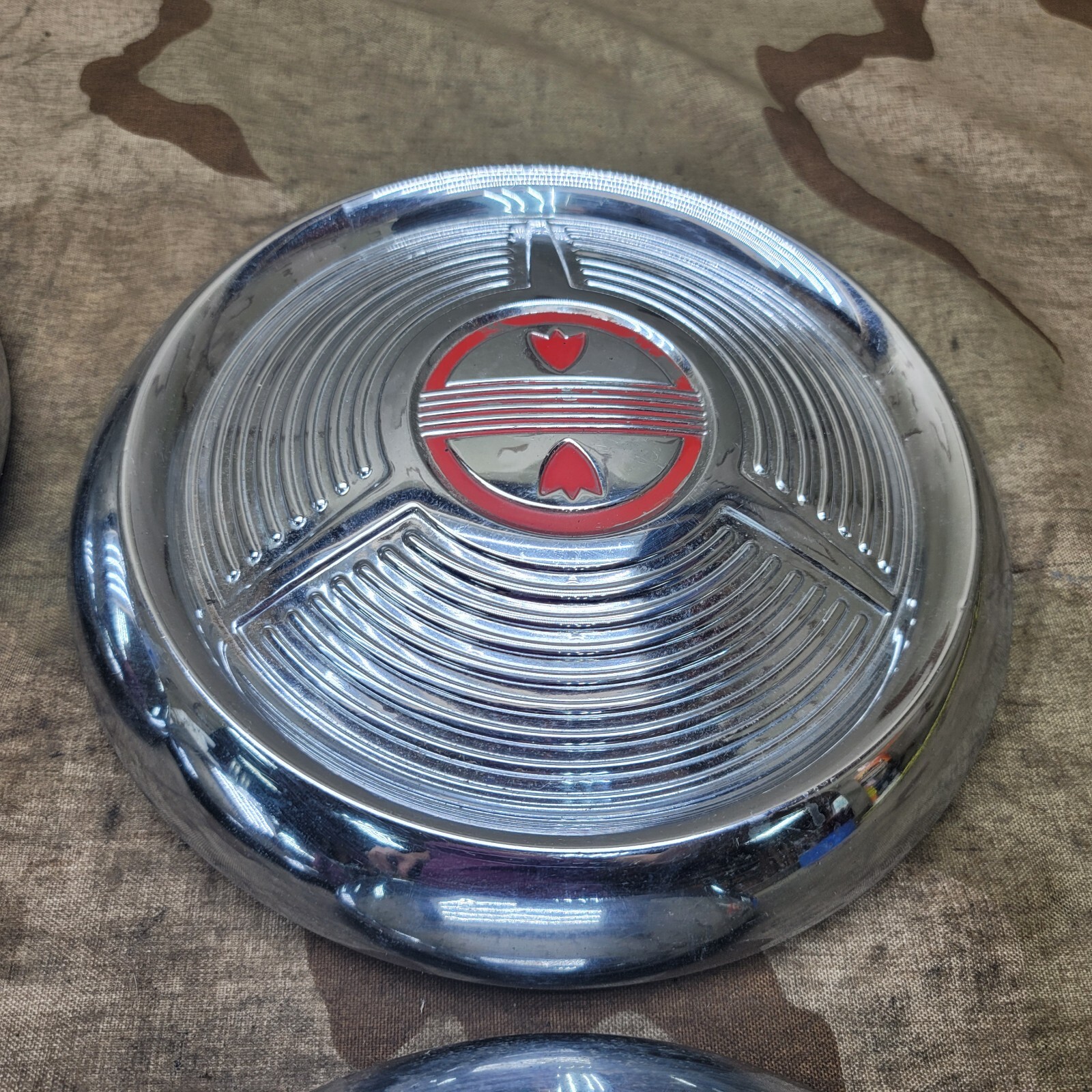 1958 Oldsmobile 88 98 USED Dog Dish Wheel Cover Hubcap Set eBay