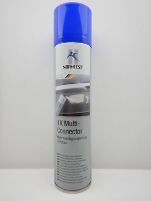 1K MULTI CONNECTOR GRUNDIERFÜLLER LACK SPRAY GRUNDIERUNG FÜLLER HELLGRAU 400ML  