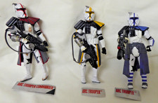 1 STAR WARS ARC TROOPER COMMANDER & 2 ARC TROOPERS LFL 2005