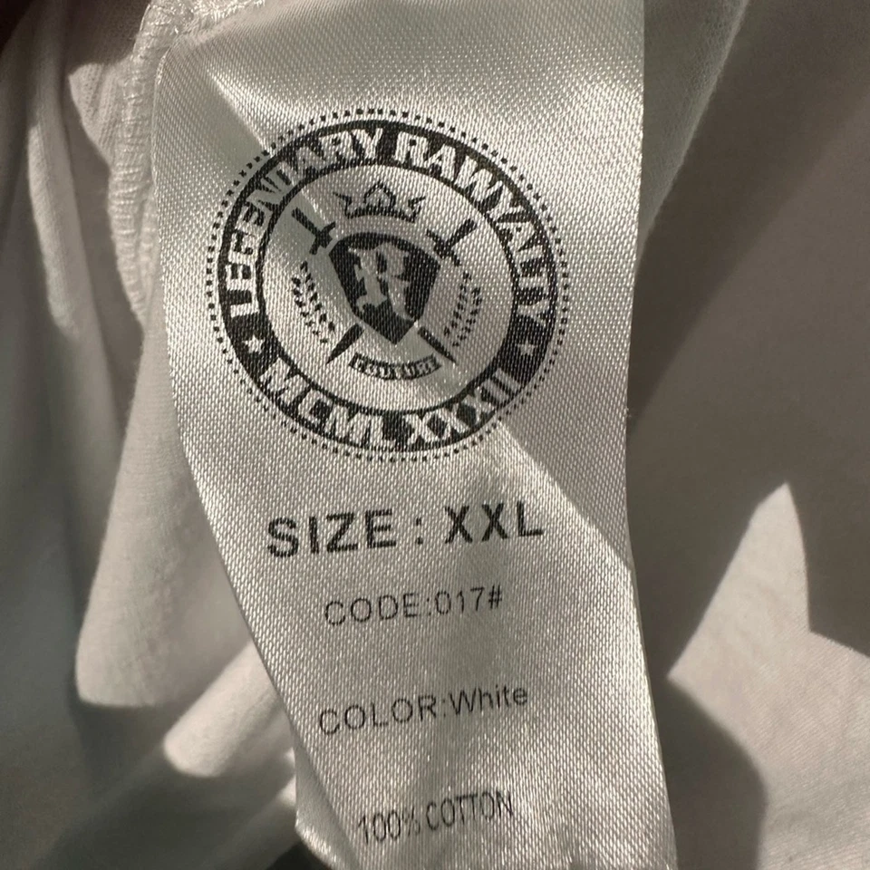 Camiseta RAW Own the Now Legendary Rawyalty Gráfica Diseño Bordado Talla XXL Foto 4 de 4