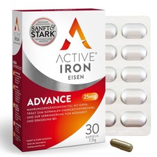 Active Iron 25 mg, High Quality Dietary Supplement, Non-Constipation, ...