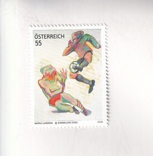 ÖSTERREICH Briefmarke MARIA LASSNIG - Fussball - 2008 Postfrisch