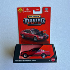 Matchbox Moving Parts 1991 Acura Legend Coupe 164 Diecast Car Red Unopened