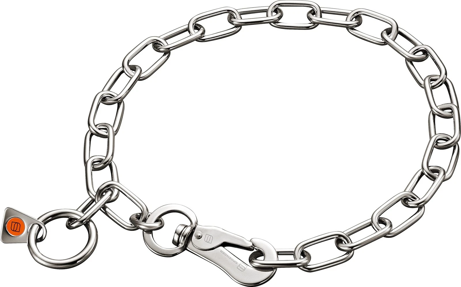 Herm Sprenger Stainless Steel Fur Saver Dog Chain Collar Medium Link Professi...