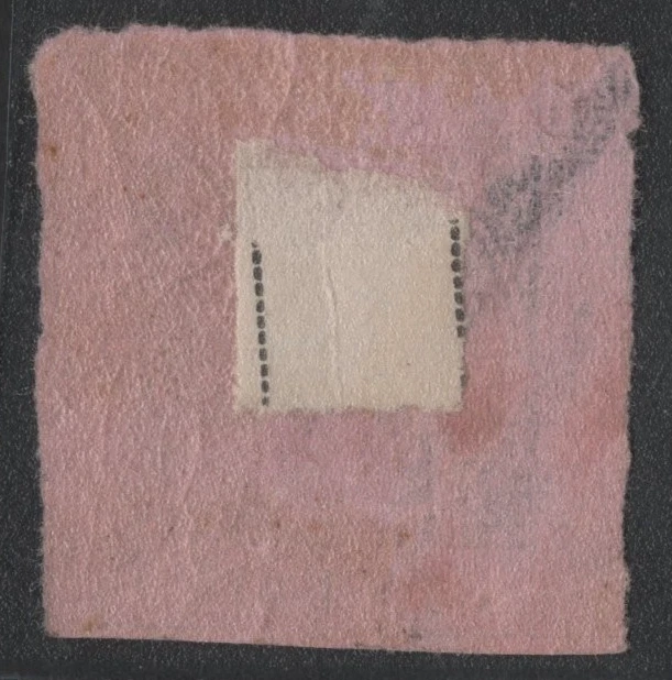 GERMANY 1851 SCOTT #4A NINE KR. UNUSED NO GUM THIN PAPER ALSO HAS A THIN - Image 2 of 2