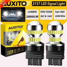 White 3156 3157 T20 LED Backup Reverse Light Bulbs For 1999-2013 Chevy Silverado