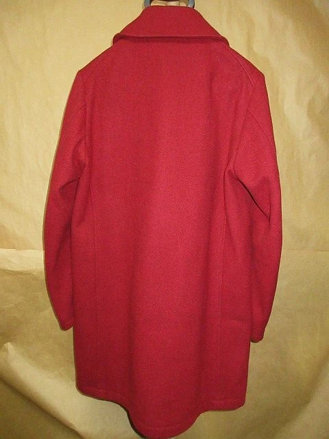 Abrigo de herge Visvim 16AW VISVIM PARA HOMBRE (TWEED DE COLECCIÓN) Tweed Lana Balmacaan Rojo 2 Foto 2 de 4