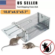 Live Animal Trap Cage Catch and Release Mice Rats Squirrels Small Animals