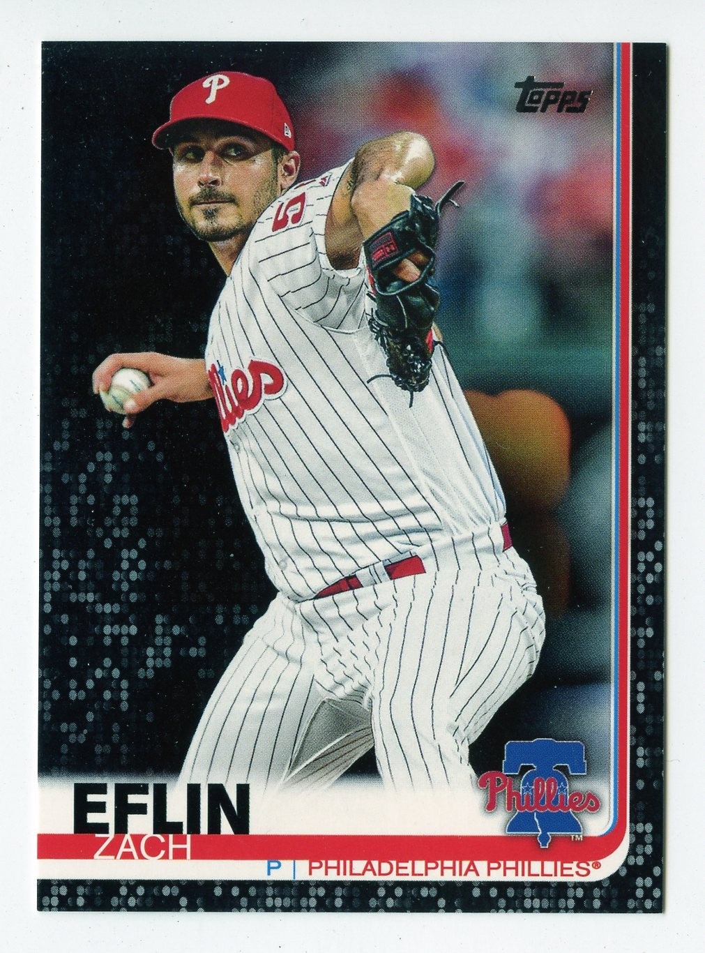 I080 ZACH EFLIN 2019 TOPPS BLACK BORDER 26/67 #455 PHILLIES