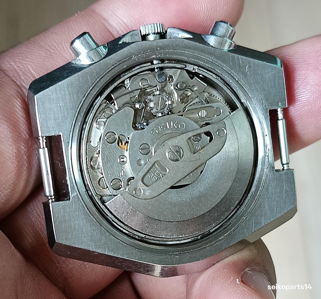 ALL ORIGINAL SEIKO HEXAGON GRAY AUTOMATIC CHRONOGRAPH 6139-7080