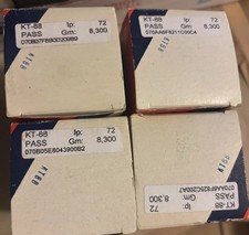 Vintage Sovtek KT88 Superior Matched Quad NOS NIB Rare Super Strong Power Tubes