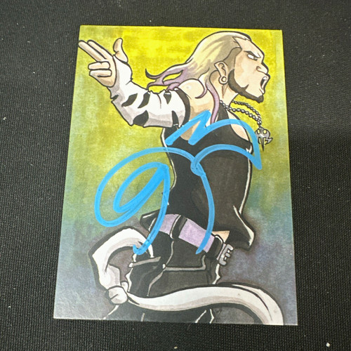 WWE - 2021 Topps Ruthless Aggression Art Cards Jeff Hardy SCR-7 Auto JSA