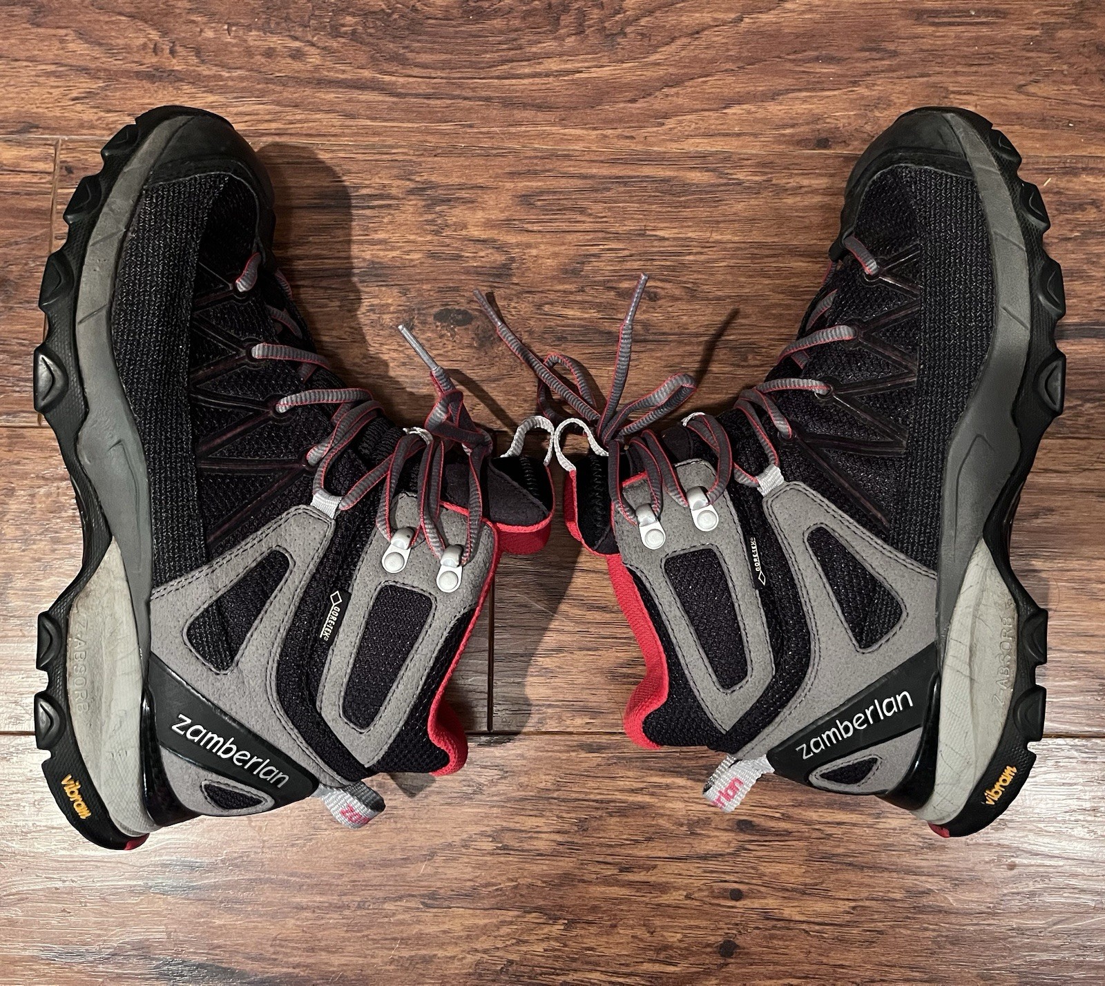 Men’s Zamberlan 230 SH Crosser Plus GTX RR Hiking Shoes Vibram Soles Size 8