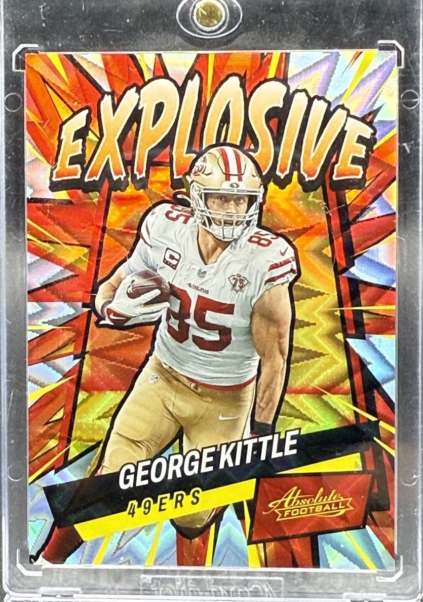 2022 Panini Absolute Football GEORGE KITTLE EXPLOSIVE SSP San Francisco 49ers