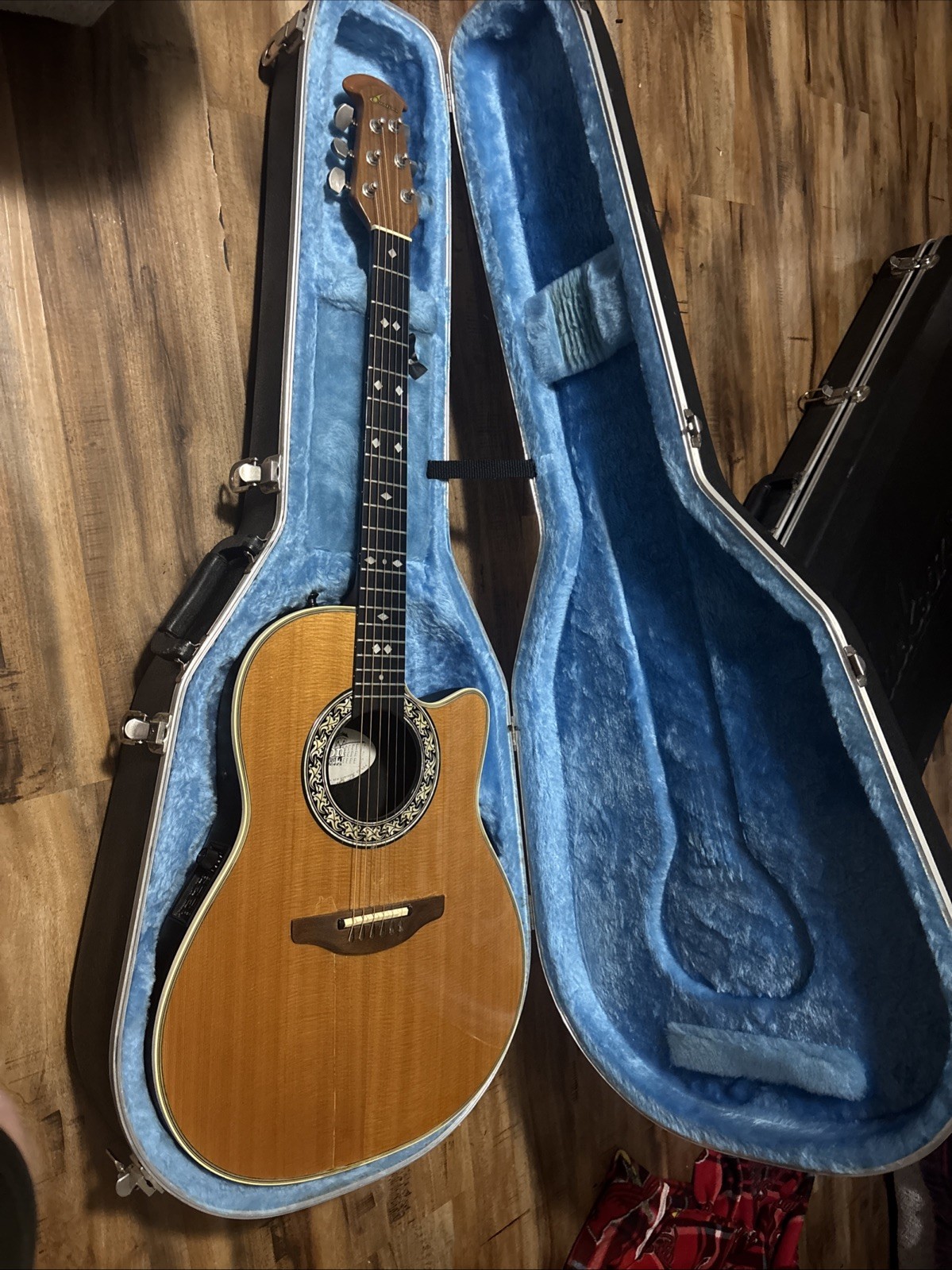 Ovation 1862 Custom Balladeer Acoustic-Electric Guitar w/ Case USA - Used