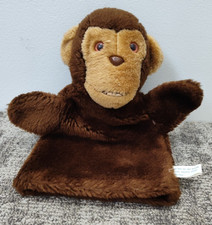 Vtg 1980 Dan-Dee Monkey Hand Puppet Made in Taiwan Hard Eyes  Nose