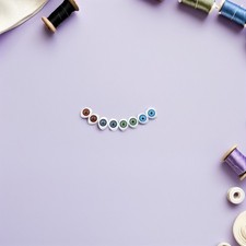 180 Pcs Plastic Half Round Eyeballs for Doll Craft and Stuffed Toys