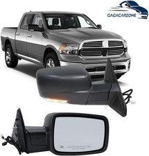 Rightpassenger Side For 13-19 Ram 1500 Manual Foldheatedled Signal Mirror New