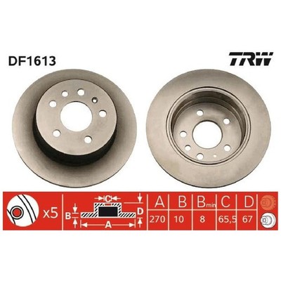 2x Bremsscheibe hinten für Opel Omega A V87 Senator B V88 | 26209809