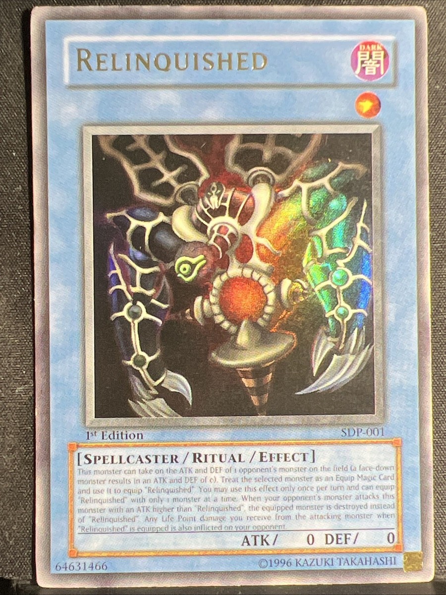 2003 Yu-Gi-Oh! Relinquished 1st Edition SDP-001 | eBay