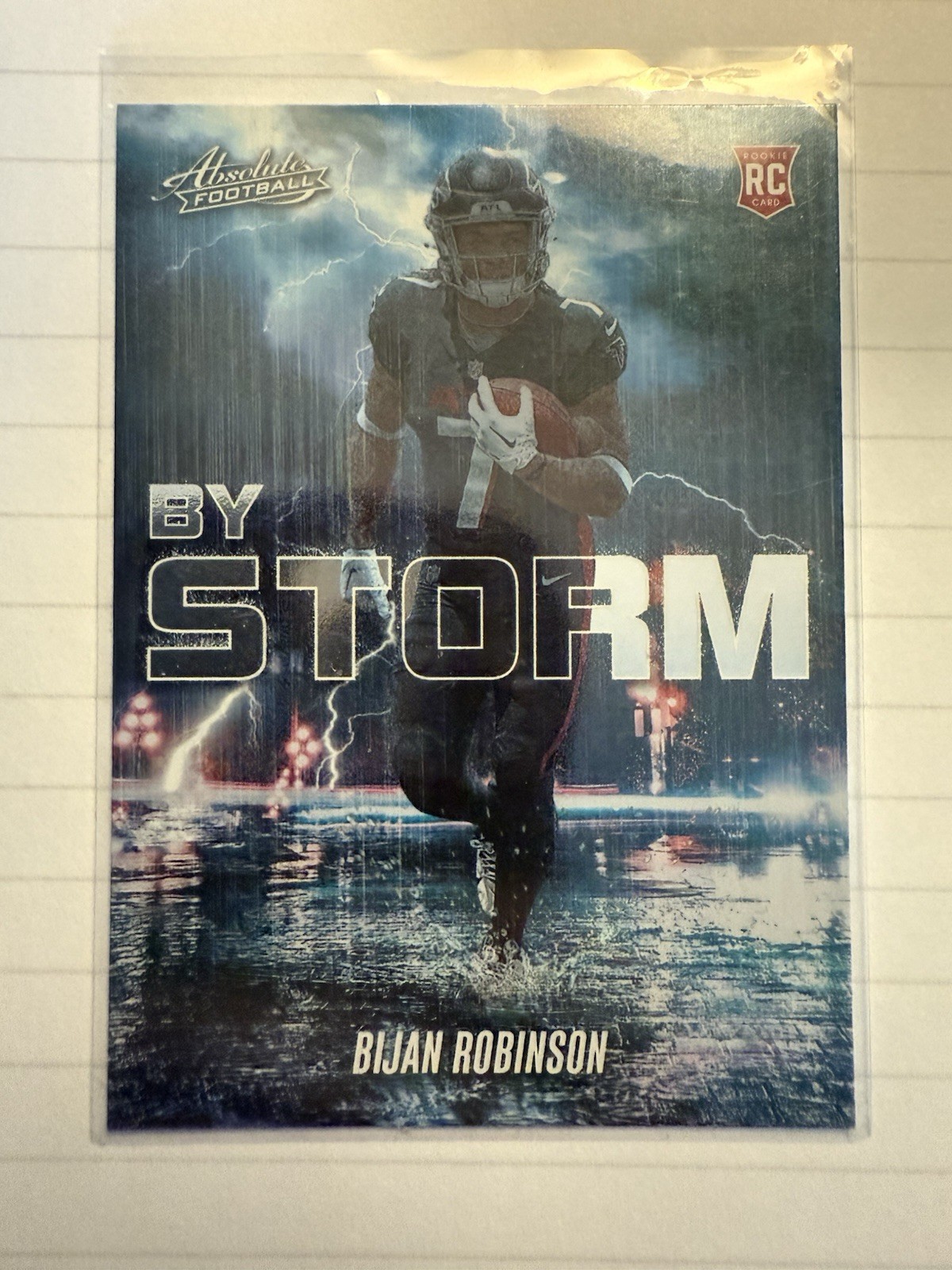 2023 Panini Absolute - By Storm Bijan Robinson #BST-6 (RC)