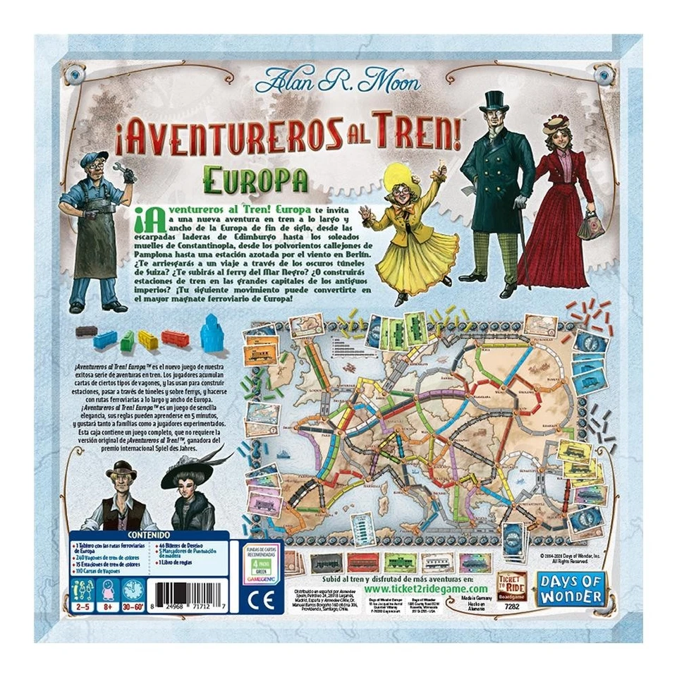 ¡Aventureros al Tren! Europa - Master Of Games - Imagen 3 de 3