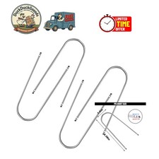 Compact 4pcs U-shaped Car Radio Removal Tools - Ergonomic Stainless Steel Design