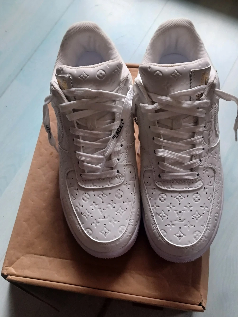 Nike Louis Vuitton x Air Force 1 Low Triple White | eBay