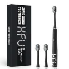 Sonic Electric Battery Toothbrush for Adults and Kids, 3 Brush Heads, with 3 Mod