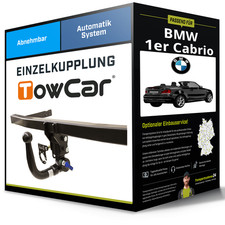 Abnehmbare Anhängerkupplung für BMW 1er Cabrio 03.2008-jetzt Typ E88 TowCar NEU