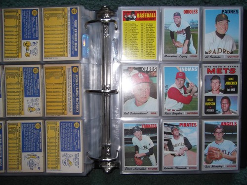 1970 TOPPS BASEBALL NEAR COMPLETE SET LOT(707/720)w/STARS,HOF,RC's,HIGH-NUMBERS - Picture 14 of 24
