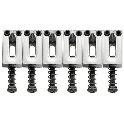 Wilkinson 6Pcs Saddle Set For Squier Standard/Mexico Fender Strat Tremolo Bridge