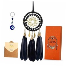 Handmade Small Dream Catcher Black for Car Rear View Mirror Accessories