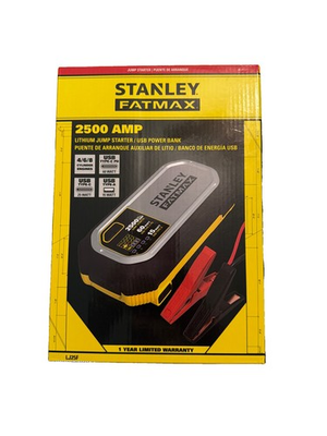 #ad STANLEY FATMAX LJ25F 2500A Peak Lithium Car Jump Starter USB C PD Power Bank NEW $71.20