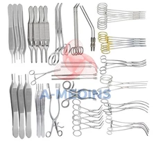 Vascular Surgery Set of 52 Pieces High quality Surgical Instruments