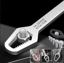 1pc Universal Double-Head Torx Wrench: Adjustable Self-Tightening Spanner - NEW
