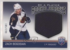 2008-09 Upper Deck Be a Player Rookie Jerseys 105/299 Zach Bogosian #RJ-ZB 3o9