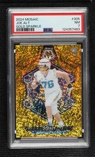 2024 Panini Mosaic Rookies Gold Sparkle Prizm /24 Joe Alt #305 PSA 7 14t3