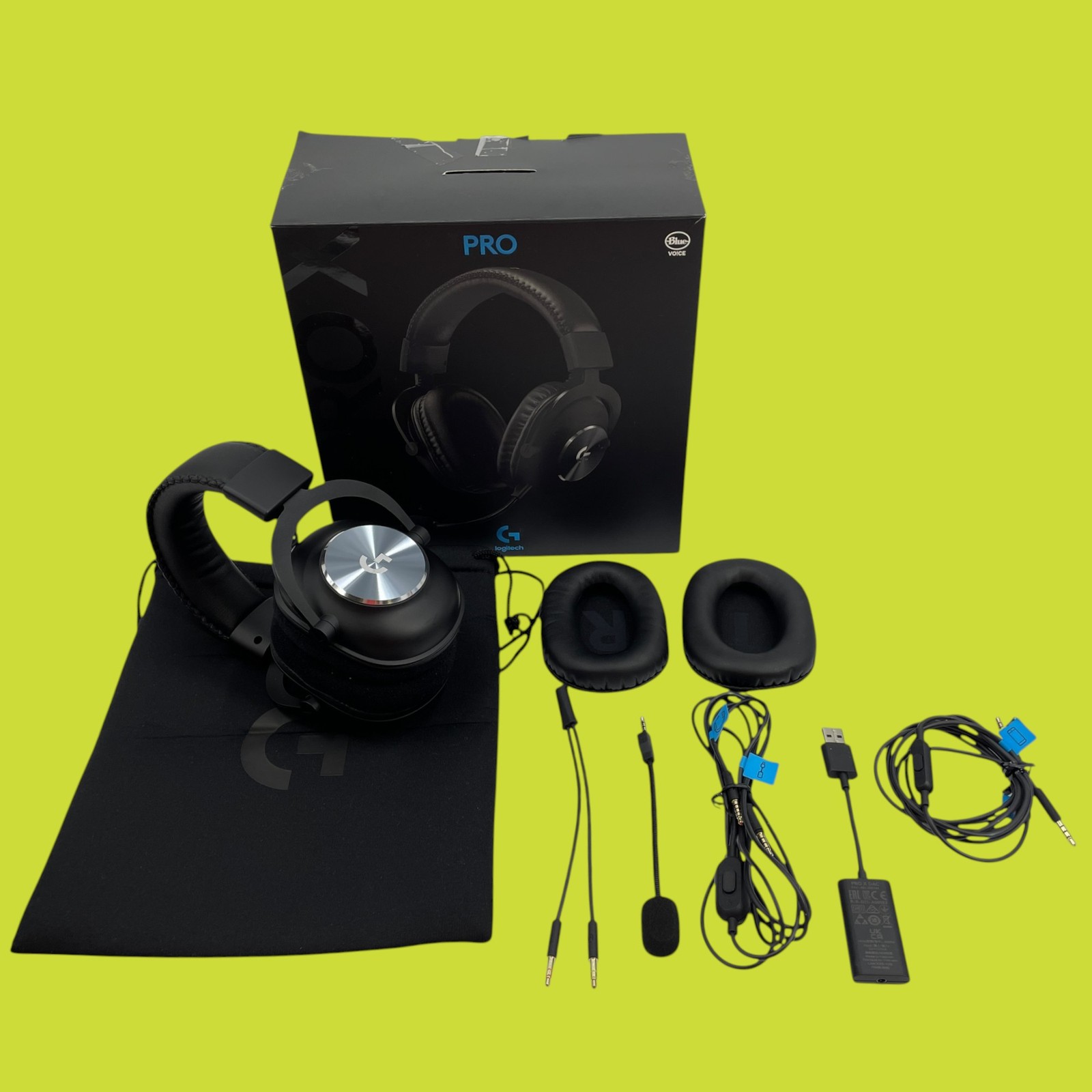 Logitech G Pro X Wired Gaming Headset Black DTS 7.1 981-0008