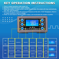 Pwm Signal Generator,Dual Mode Function Frequency Generator Adjustable 1-150K...