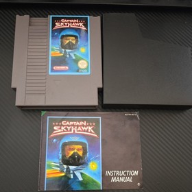Captain Skyhawk Game Nintendo NES 1991 Complete Working Rare Good Condition