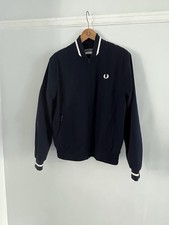 Fred Perry Made In England Blue Bomber Jacket 38” - Scarce