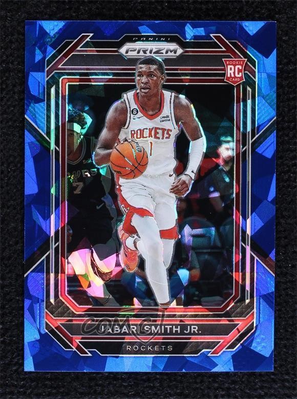2022-23 Panini Prizm Blue Ice Prizm 59/125 Jabari Smith Jr #228 0mn9