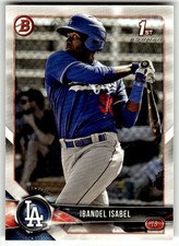 2018 Bowman #BP47 Ibandel Isabel Prospects Los Angeles Dodgers Baseball