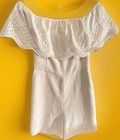 Marciano by Guess Embroidered  Ivory  Colored romper, Size 2 — photo 1