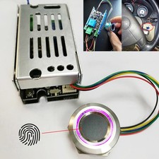 Módulo de control de huellas dactilares LED 12V arranque y bloqueo para encendido de puerta de coche EE. UU.